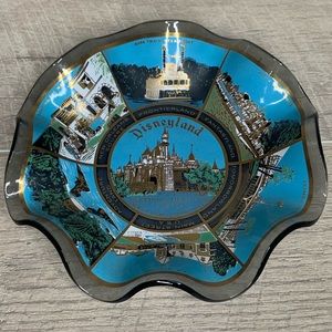 VTG Disneyland Scalloped Candy Dish Bowl